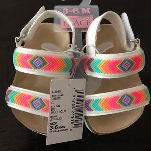 Baby girl sandals! 3-6 mo